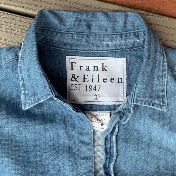 Frank & Eileen Eileen Relaxed Denim Button-Up Shirt - Picture 3 of 12